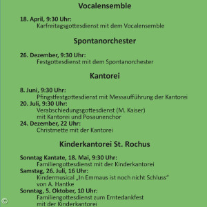 Kirchenmusikprogramm 2025 Seite 2